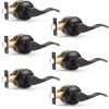 imageProbrico 10 Pack Passage lockset Matte Black Interior Door Levers Handles Keyless Door Furniture Hardware for Kitchen Childrens Room Indoor LocksOil Rubbed Bronze