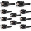 imageProbrico 4 Pack Square Door Levers Handles Keyless Passage Lockset Interior Hallway and Closet Hardware in Satin NickelHeavy DutyBlack