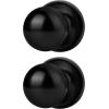 imageProbrico Ball Dummy Door Knob Stainless Steel Inactive Door Knobs Brushed Nickel 2 PackBlack