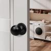 imageProbrico Ball Dummy Door Knob Stainless Steel Inactive Door Knobs Brushed Nickel 2 PackBlack