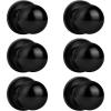 imageProbrico Ball Dummy Door Knob Stainless Steel Inactive Door Knobs Brushed Nickel 2 PackBlack