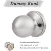 imageProbrico Ball Dummy Door Knob Stainless Steel Inactive Door Knobs Brushed Nickel 2 PackBrushed Nickel