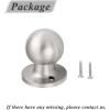 imageProbrico Ball Dummy Door Knob Stainless Steel Inactive Door Knobs Brushed Nickel 2 PackBrushed Nickel