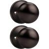 imageProbrico Ball Dummy Door Knob Stainless Steel Inactive Door Knobs Brushed Nickel 2 PackOil Rubbed Bronze
