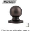 imageProbrico Ball Dummy Door Knob Stainless Steel Inactive Door Knobs Brushed Nickel 2 PackOil Rubbed Bronze