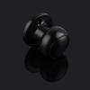 imageProbrico Black Half Dummy Door Knobs Round NonTurning Inactive Door Knobs Handles for Closet French Door4 Pack15 Pack