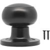 imageProbrico Black Half Dummy Door Knobs Round NonTurning Inactive Door Knobs Handles for Closet French Door4 Pack6 Pack