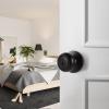 imageProbrico Entry Door Knobs with Lock Keyed Alike Interior Exterior Door Locks in Brushed Nickel Finish 4 Pack Stainless Steel Modern Entrance Locksets for Bedroom OfficeOil Rubbed Bronze