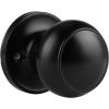 imageProbrico Flat Ball Single Dummy Door Knob Half Dummy Door Knobs Interior Oil Rubbed Bronze 1 PackBlack