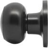 imageProbrico Flat Ball Single Dummy Door Knob Half Dummy Door Knobs Interior Oil Rubbed Bronze 1 PackBlack
