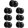 imageProbrico Flat Ball Single Dummy Door Knob Half Dummy Door Knobs Interior Oil Rubbed Bronze 1 PackBlack