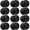 imageProbrico Flat Ball Single Dummy Door Knob Half Dummy Door Knobs Interior Oil Rubbed Bronze 1 PackBlack