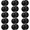 imageProbrico Flat Ball Single Dummy Door Knob Half Dummy Door Knobs Interior Oil Rubbed Bronze 1 PackBlack