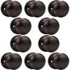 imageProbrico Flat Ball Single Dummy Door Knob Half Dummy Door Knobs Interior Oil Rubbed Bronze 1 PackOil Rubbed Bronze