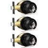 imageProbrico Flat Black Keyed Entry Door Knobs Round Ball Keyed Alike Lockset Door Knobs with Lock and Keys for Bedroom Bathroom Front Door 6 PackBlack