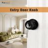 imageProbrico Flat Black Keyed Entry Door Knobs Round Ball Keyed Alike Lockset Door Knobs with Lock and Keys for Bedroom Bathroom Front Door 6 PackBlack