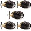 imageProbrico Flat Black Keyed Entry Door Knobs Round Ball Keyed Alike Lockset Door Knobs with Lock and Keys for Bedroom Bathroom Front Door 6 PackOil Rubbed Bronze