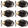 imageProbrico Flat Black Keyed Entry Door Knobs Round Ball Keyed Alike Lockset Door Knobs with Lock and Keys for Bedroom Bathroom Front Door 6 PackOil Rubbed Bronze