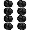 imageProbrico Single Ball Dummy Door Knob Half Dummy Handles Oil Rubbed BronzeBlack