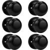 imageProbrico Single Ball Dummy Door Knob Half Dummy Handles Oil Rubbed BronzeBlack