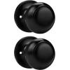 imageProbrico Single Ball Dummy Door Knob Half Dummy Handles Oil Rubbed BronzeBlack