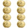 imageProbrico Single Ball Dummy Door Knob Half Dummy Handles Oil Rubbed BronzeBrushed Brass