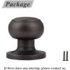 imageProbrico Single Ball Dummy Door Knob Half Dummy Handles Oil Rubbed BronzeOil Rubbed Bronze