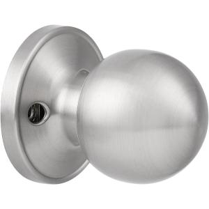imageProbrico Ball Dummy Door Knob Stainless Steel Inactive Door Knobs Brushed Nickel 2 PackBrushed Nickel