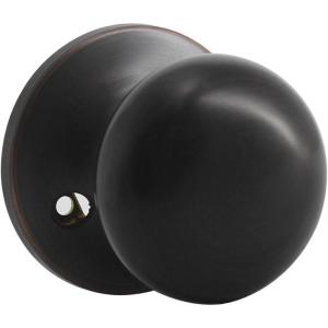 imageProbrico Dummy Door Knobs for ClosetNonTurning Inactive Ball Shape Door Handle in Oil Rubbed Bronze Finish1 Pack