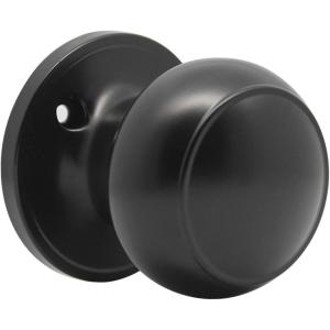 imageProbrico Single Ball Dummy Door Knob Half Dummy Handles Oil Rubbed BronzeBlack