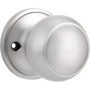 imageProbrico Single Ball Dummy Door Knob Half Dummy Handles Oil Rubbed BronzeBrushed Nickel