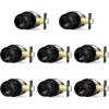 imageProbrico Ball Privacy Door Knobs BedBath Door Locks Brushed NickelBlack