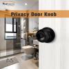 imageProbrico Ball Privacy Door Knobs BedBath Door Locks Brushed NickelBlack