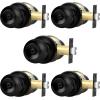 imageProbrico Ball Privacy Door Knobs BedBath Door Locks Brushed NickelBlack