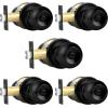 imageProbrico Ball Privacy Interior Door Knobs Bedroom and Bathroom Door Handle Keyless Black Lockset Stainless Steel6 PackBlack
