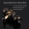 imageProbrico Bedroom Bathroom Door Knobs Brushed Nickel Door Handles Interior Door Knobs Locks Privacy Door Knobs Stainless Steel 10 PackOil Rubbed Bronze