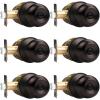 imageProbrico Bedroom Bathroom Door Knobs Brushed Nickel Door Handles Interior Door Knobs Locks Privacy Door Knobs Stainless Steel 10 PackOil Rubbed Bronze