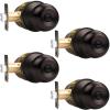 imageProbrico Bedroom Bathroom Door Knobs Brushed Nickel Door Handles Interior Door Knobs Locks Privacy Door Knobs Stainless Steel 10 PackOil Rubbed Bronze