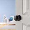 imageProbrico Classic Flat Ball Style Hall Closet Passage Door Knobs Brushed Nickel Interior Door Handles NonLocking Knobs Without Keys 3 PackOil Rubbed Bronze