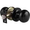 imageProbrico Colonial Style Passage Door Knobs Brushed Nickel Door Handle for HallCloset DoorBlack