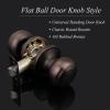 imageProbrico Colonial Style Passage Door Knobs Brushed Nickel Door Handle for HallCloset DoorOil Rubbed Bronze