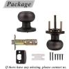 imageProbrico Colonial Style Passage Door Knobs Brushed Nickel Door Handle for HallCloset DoorOil Rubbed Bronze