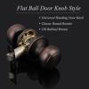 imageProbrico Colonial Style Passage Door Knobs Brushed Nickel Door Handle for HallCloset DoorOil Rubbed Bronze