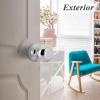 imageProbrico Colonial Style Passage Door Knobs Brushed Nickel Door Handle for HallCloset DoorPolished Chrome