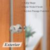 imageProbrico Hall ampamp Closet Passage Door KnobsBrushed Nickel Tulip Style Stainless Steel Keyless Door HandlesNonLocking Knob Set6 Pack