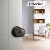 imageProbrico HallCloset Door Knobs Matte Black Passage Door Knobs Round Interior Keyless NonLocking Door Handles4 PackOil Rubbed Bronze
