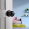 imageProbrico HallCloset Door Knobs in Matte Black Finish Interior Round Passage Door Knobs NonLocking Door Handles3 PackBlack