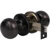 imageProbrico HallCloset Door Knobs in Matte Black Finish Interior Round Passage Door Knobs NonLocking Door Handles3 PackOil Rubbed Bronze