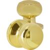 imageProbrico HallCloset Door Knobs in Matte Black Finish Interior Round Passage Door Knobs NonLocking Door Handles3 PackPolished Brass