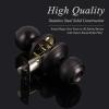 imageProbrico Keyed Alike Exterior Door Knobs with Lock Coastal Oil Rubbed Bronze Entry Door Knobs with Same Keys Interior Entrance Round Ball Shape Door Locksets 3Pack